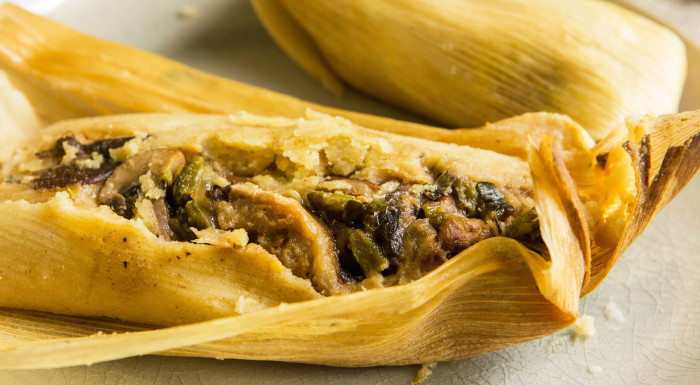 mushroom and poblano tamales recipe