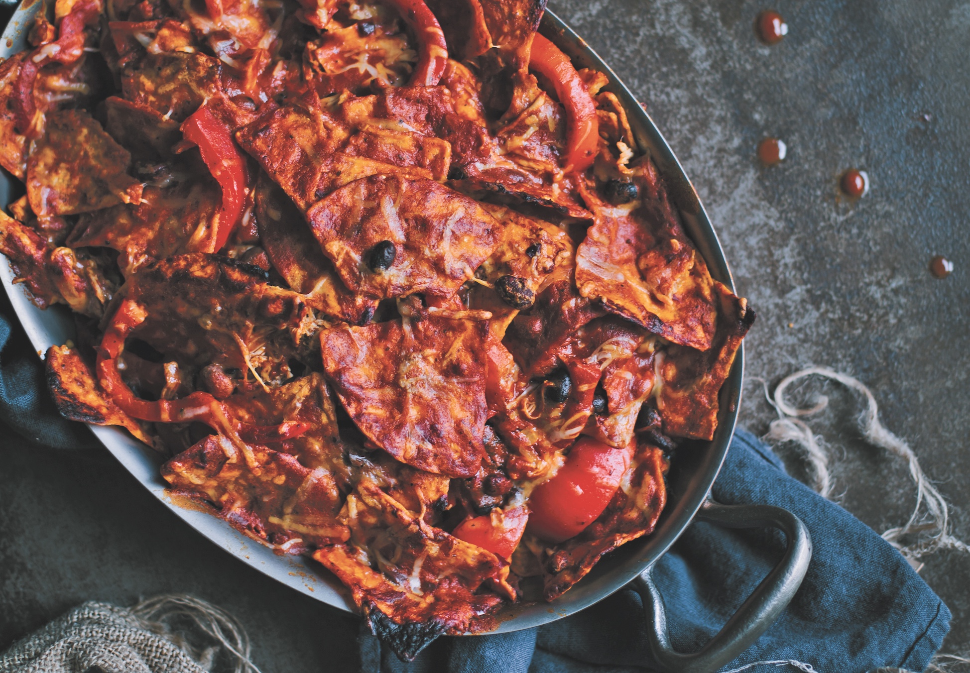 Chicken Nachos With Arbol Chili Sauce Recipe Food Republic