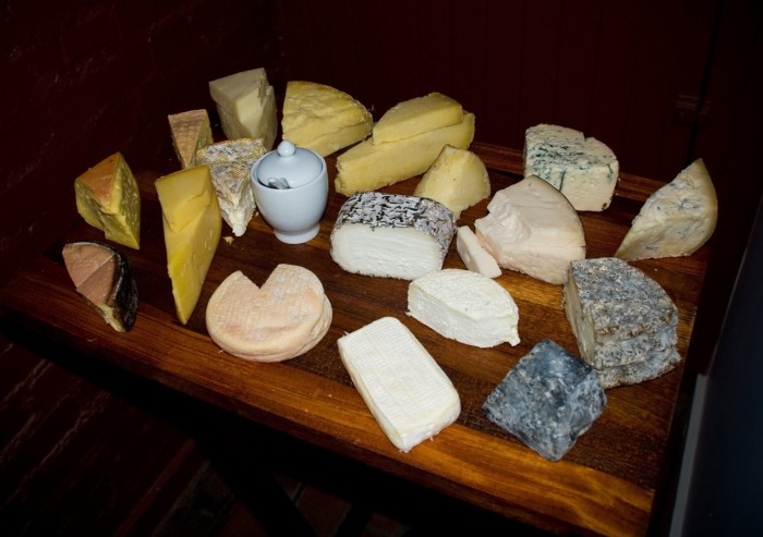 If you're a cheese fan, you'll flip for the in-house Maître Fromager, a trained expert who curates an ever-rotating collection of cheeses. (Photo credit: L’Albatros Brasserie & Bar)