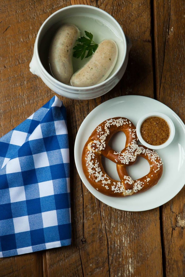 A classic Bavarian breakfast.