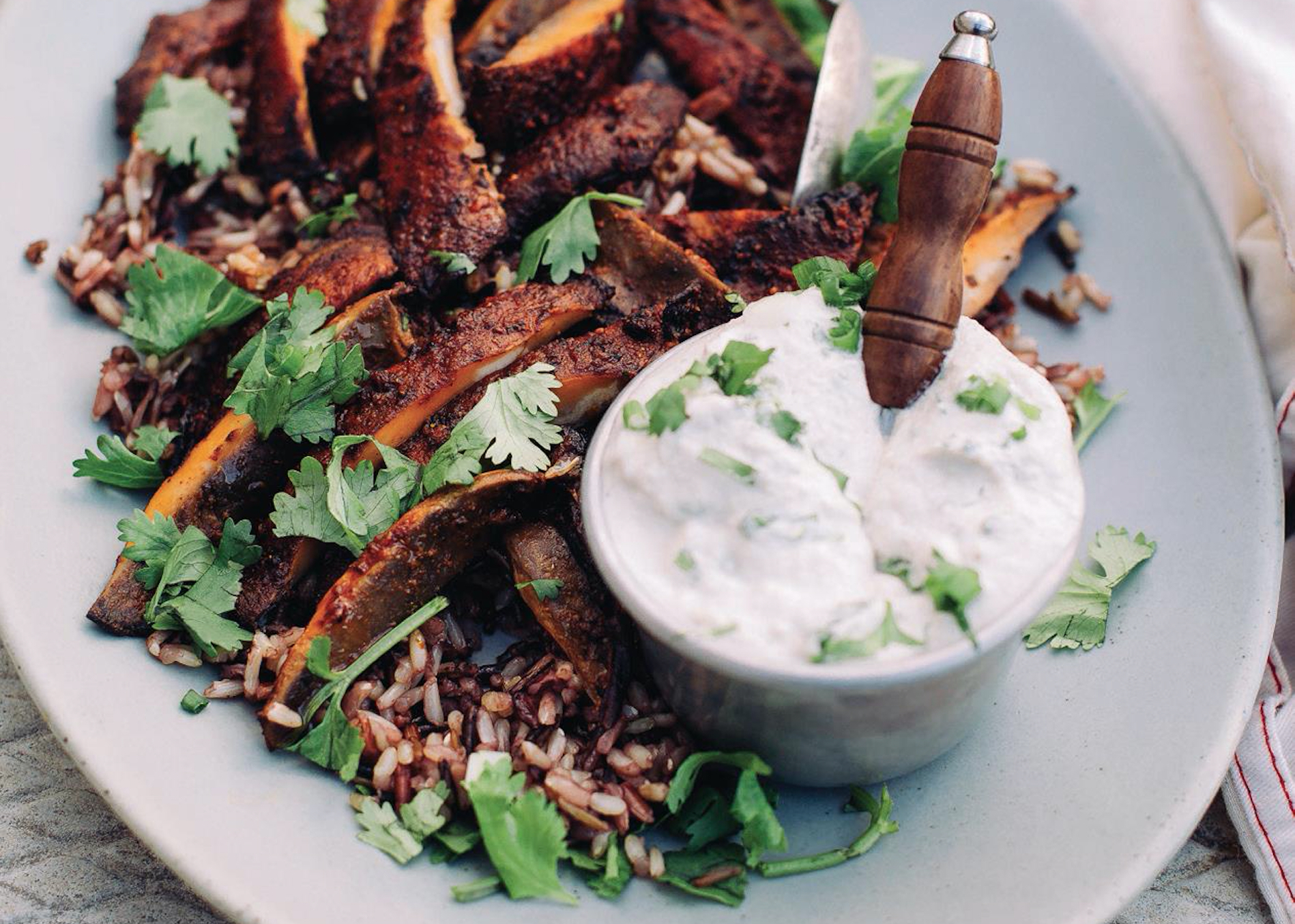 Tandoori Portobellos Bring The Spice To Your Grill