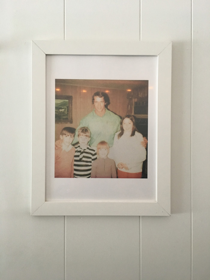 A picture of Arnold Schwarzenegger hangs proudly at the inn. (Photo: Tiffany Do.)