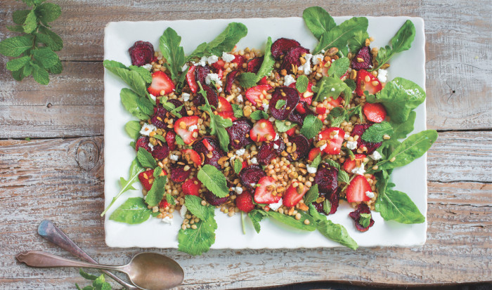 Arugula And Wheat Berry Salad