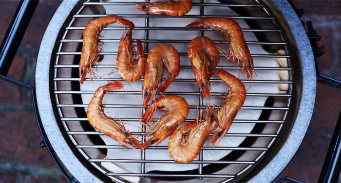 Hot-Smoked Shrimp