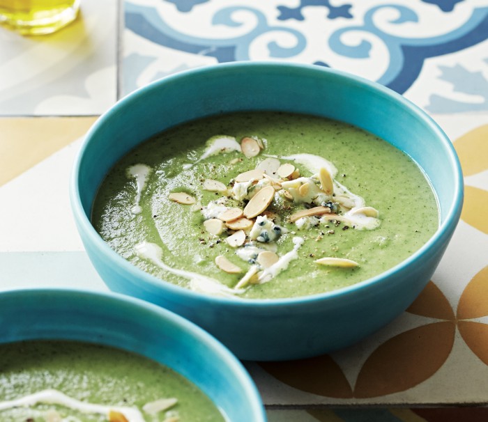 broccoli and blue cheese soup