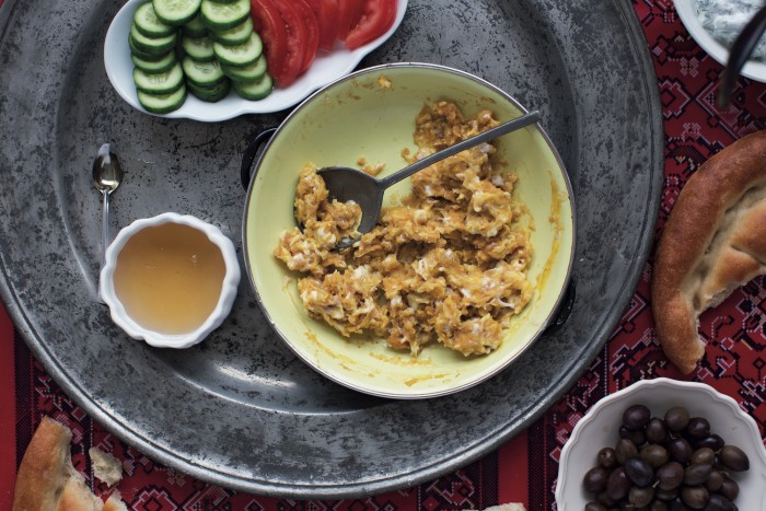 Brown Butter Scrambled Eggs