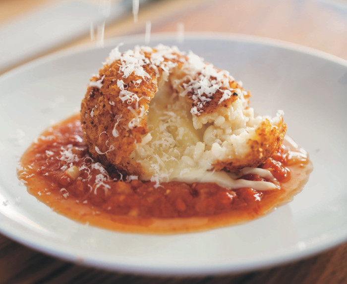 Fry It CheeseStuffed Arancini With Tomato Sauce
