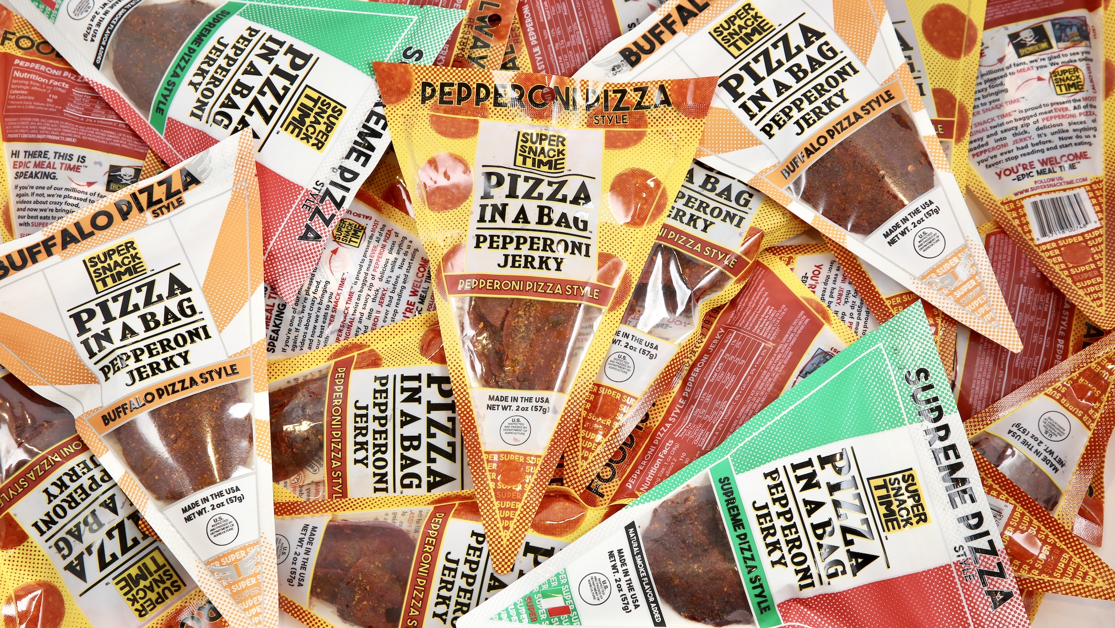 Epic Mealtime Channel Launches Super Snack Time Pizza Jerky