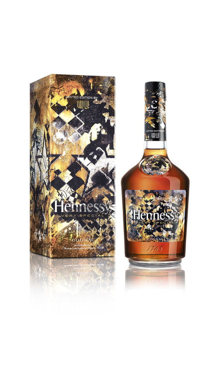 Vhils Hennessy limited edition bottle