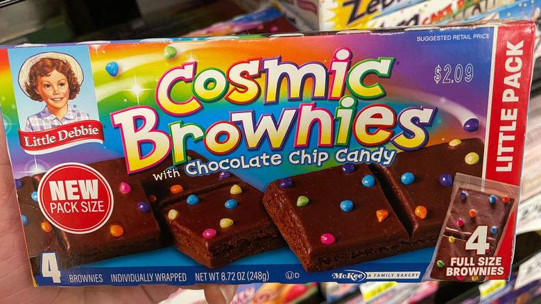 Package of Little Debbies Cosmic Brownies