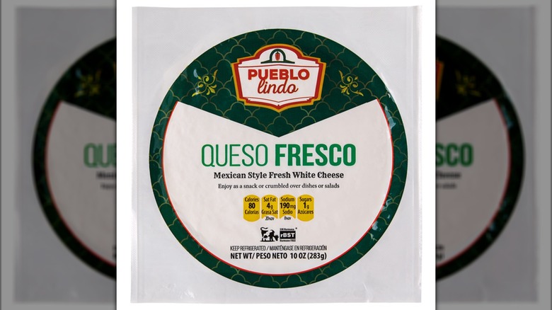 Wheel of Pueblo Lindo Queso Fresco Cheese
