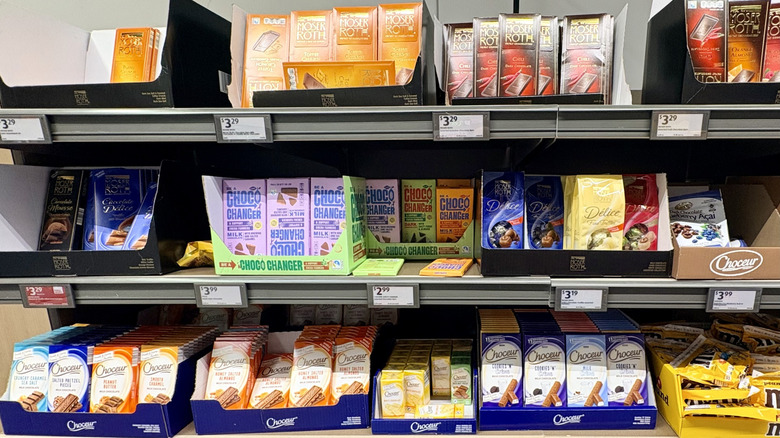 Aldi's chocolate aisle