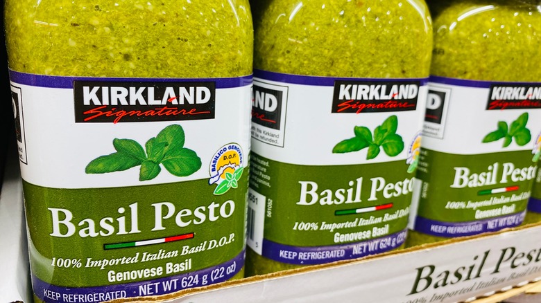 Case of Kirkland Signature Basil Pesto
