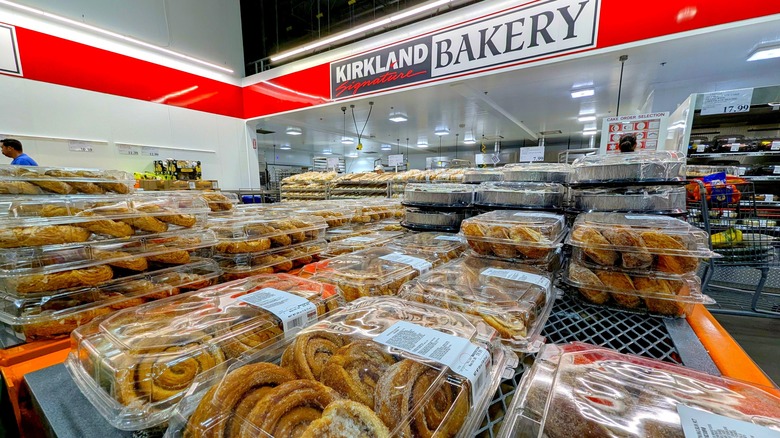 Bakery section inside Costco