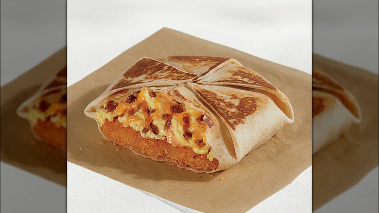 The Breakfast Crunchwrap from Taco Bell