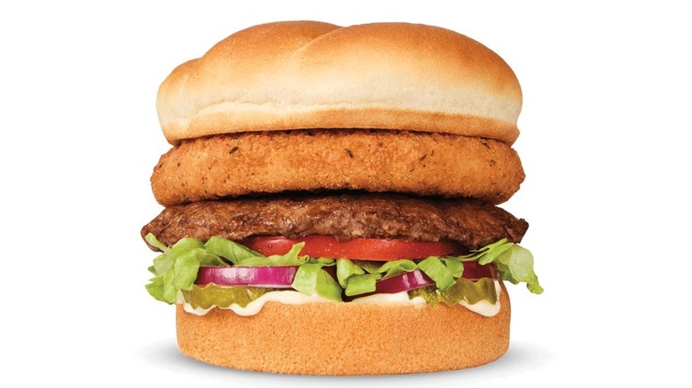 Culver's Smoked Cheddar﻿ CurderBurger.