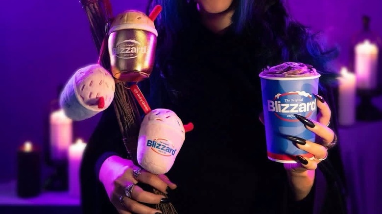 Dairy Queen's Spellbound Series blizzard and plushies.