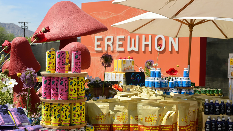 Erewhon Natural Foods exterior with products