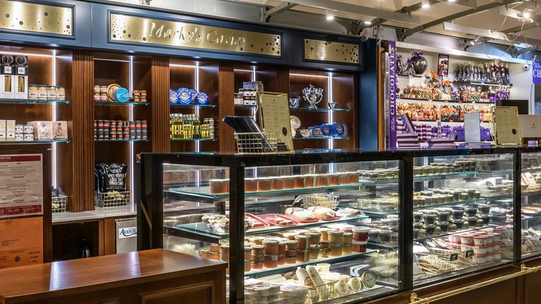 Marky's caviar display case