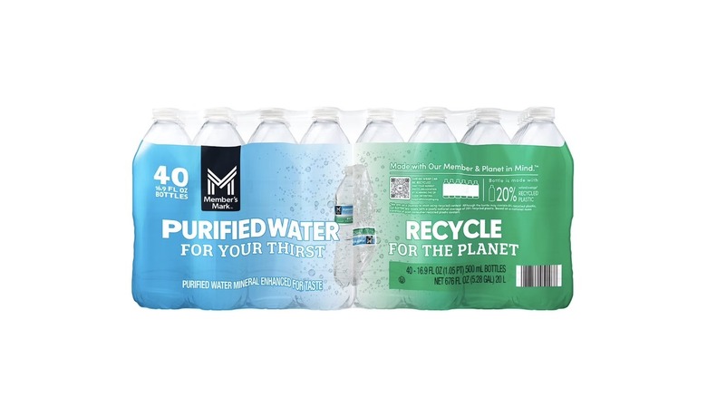 Case of Member's Mark water