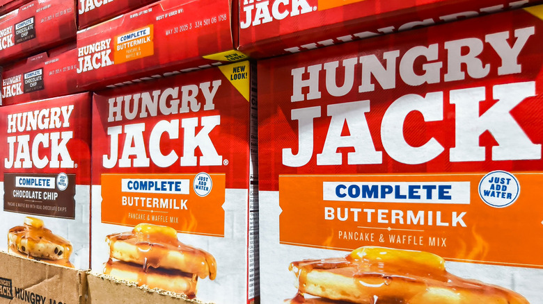 Boxes of Hungry Jack Complete Buttermilk Pancake and Waffle Mix