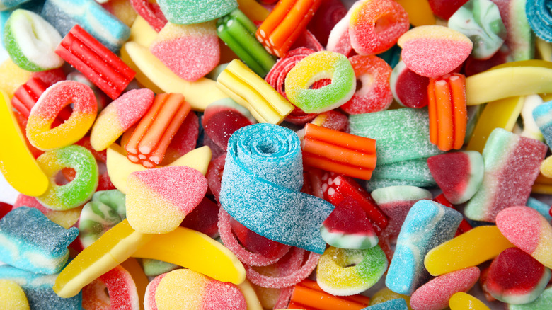 Close-up image of assorted candy