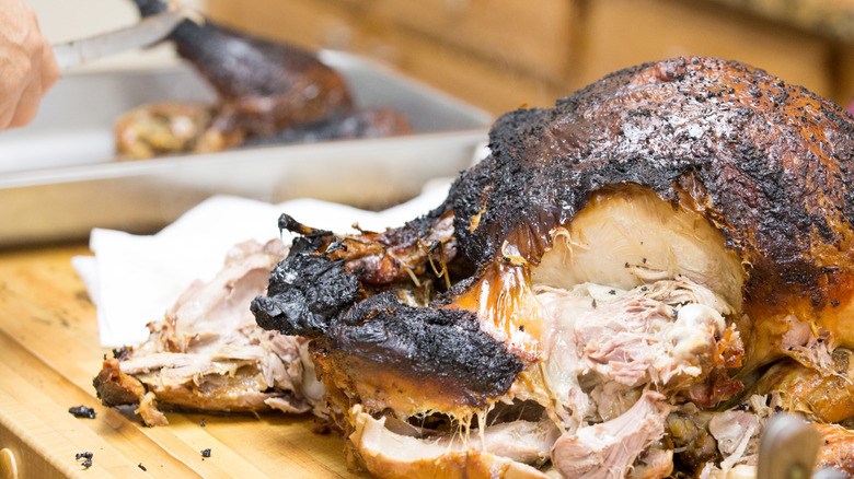 An overcooked Thanksgiving turkey