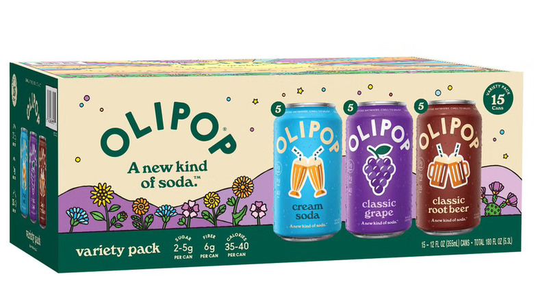 An Olipop Variety Pack against a white background.