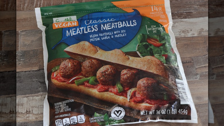 Bag of Earth Grown Vegetarian Meatballs