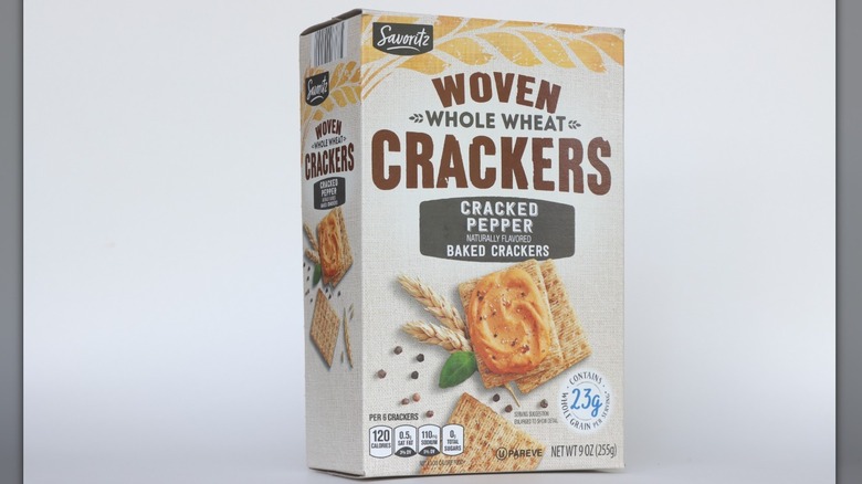 Box of Savoritz Woven Crackers