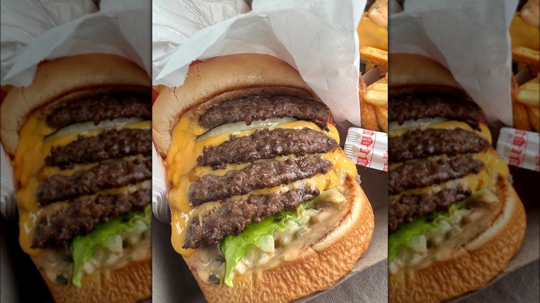 In-N-Out's 4x4 protein style