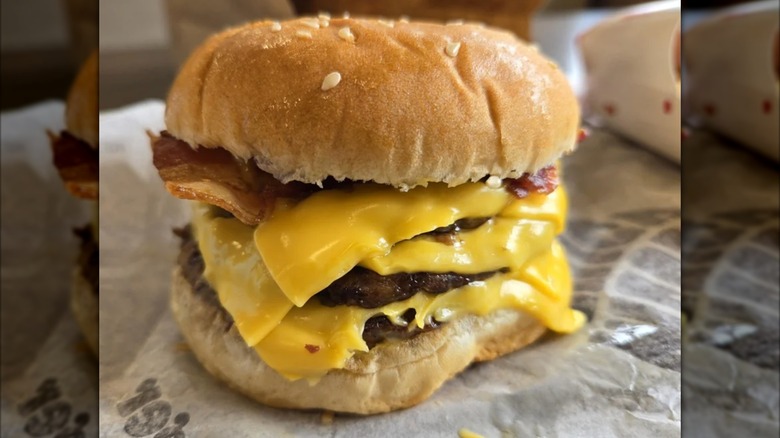 An image of the Triple Whopper with Bacon and Cheese