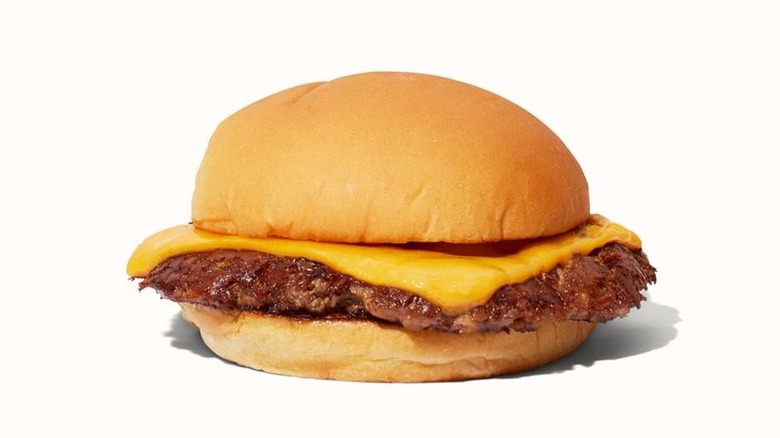 A Shake Shack Cheeseburger.