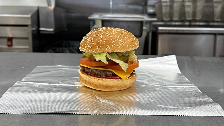 A Little Cheeseburger from Five Guys.