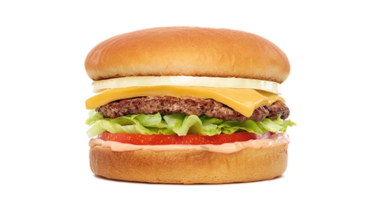 In-N-Out's Cheeseburger with Onion.