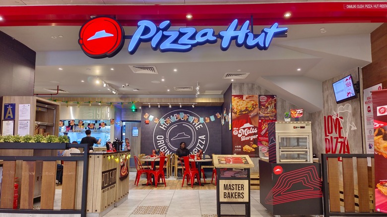 inside of Pizza Hut