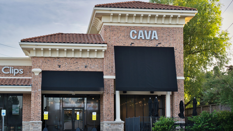 The exterior of Cava