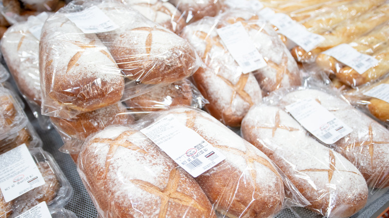 Bags of Costco Country French Bread