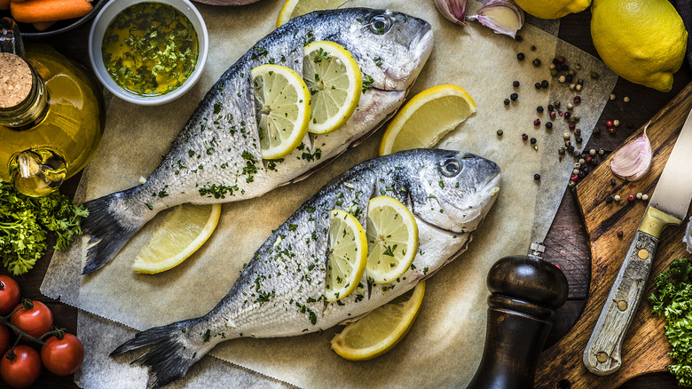 whole cooked fish