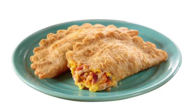 El Monterey Cheese Egg Potato and Bacon Empanadas