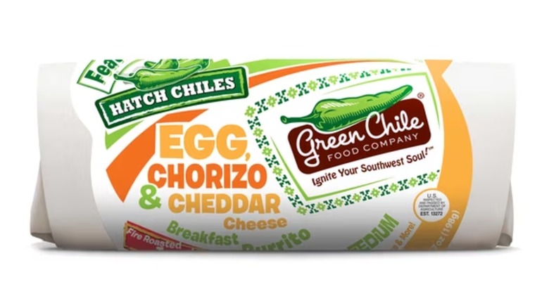 Green Chile Food Company's Egg and Chorizo Breakfast Burrito