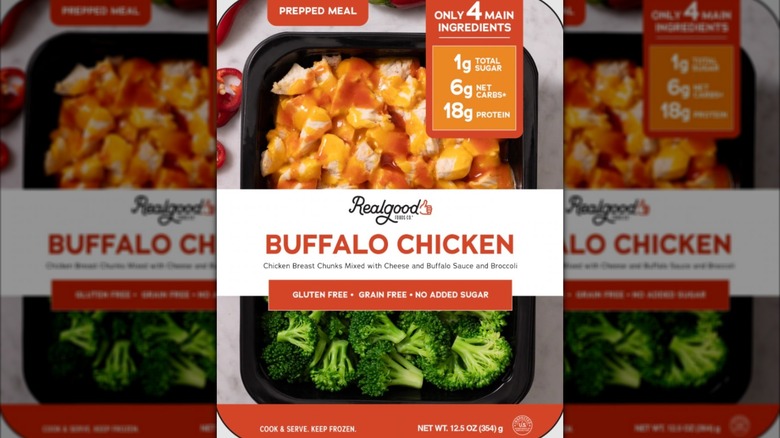 Box of Realgood Foods Co. Buffalo Chicken Prep Meal