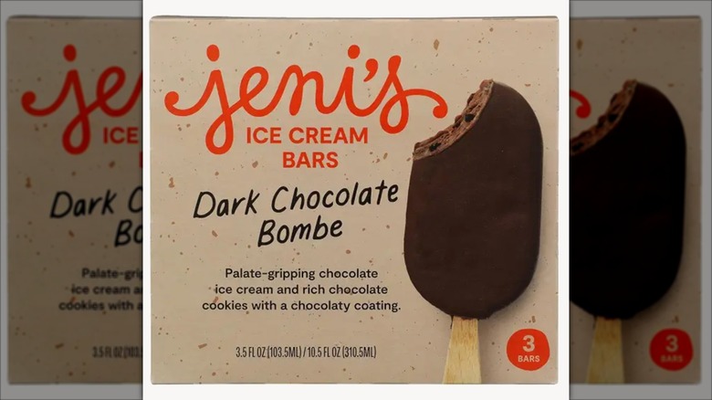 Jenis Splendid Ice Creams Dark Chocolate Bombe Ice Cream Bars.