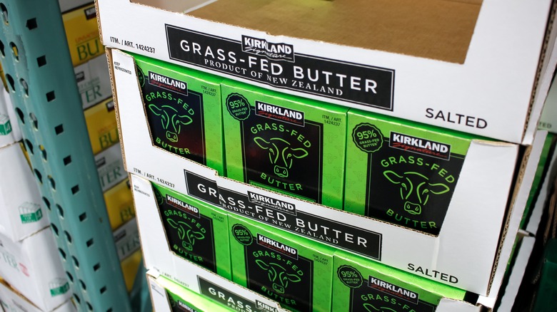Cases of Kirkland Signature Grass-Fed Butter