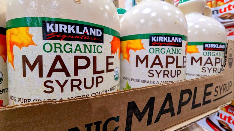 Case of Kirkland Signature Organic Pure Maple Syrup