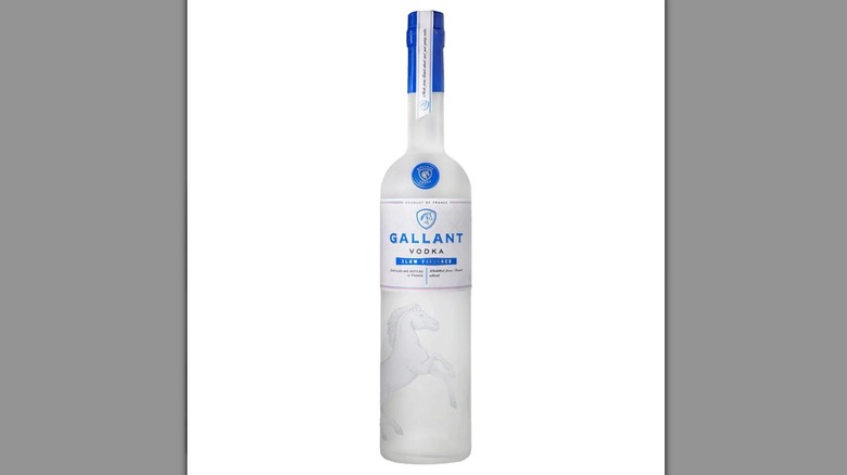 bottle of Gallant Vodka