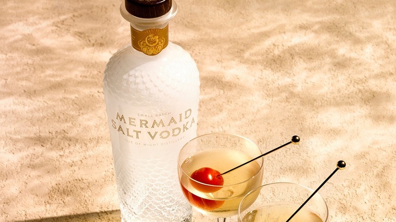 Mermaid Salt Vodka and cocktail