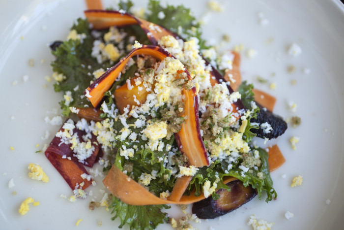 Coquine's Chef Katy Millard makes vegetables shine. (Photo courtesy of Jannie Huang.) 