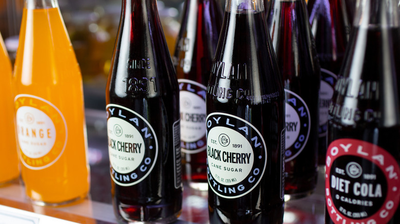 Bottles of Boylan Black Cherry