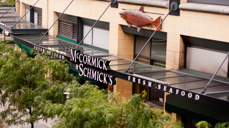 Exterior of a McCormick & Schmick's seafood restaurant